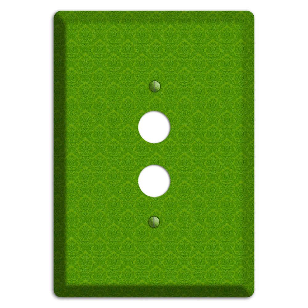 Green Cartouche 1 Pushbutton Wallplate