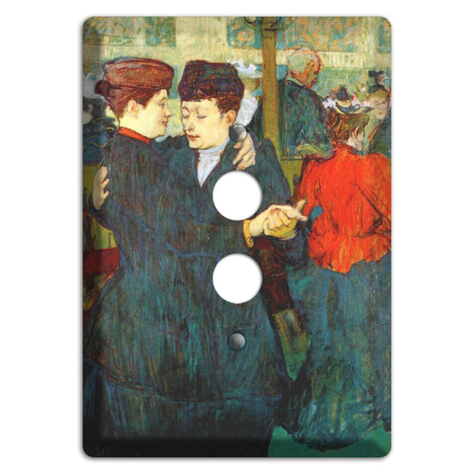Waltzing Vintage Poster 1 Pushbutton Wallplate
