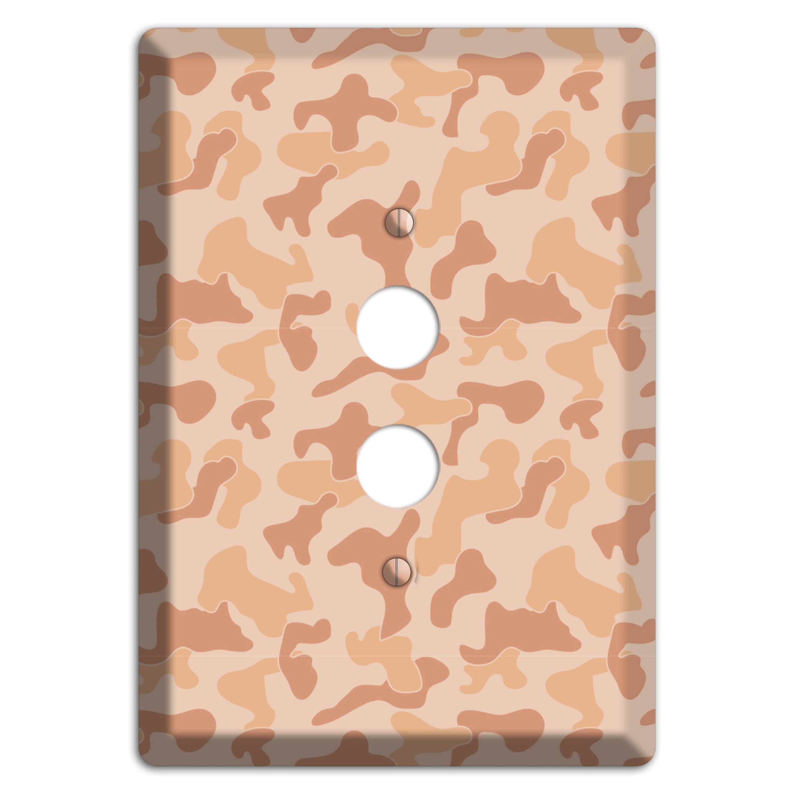 Beach Camo 1 Pushbutton Wallplate