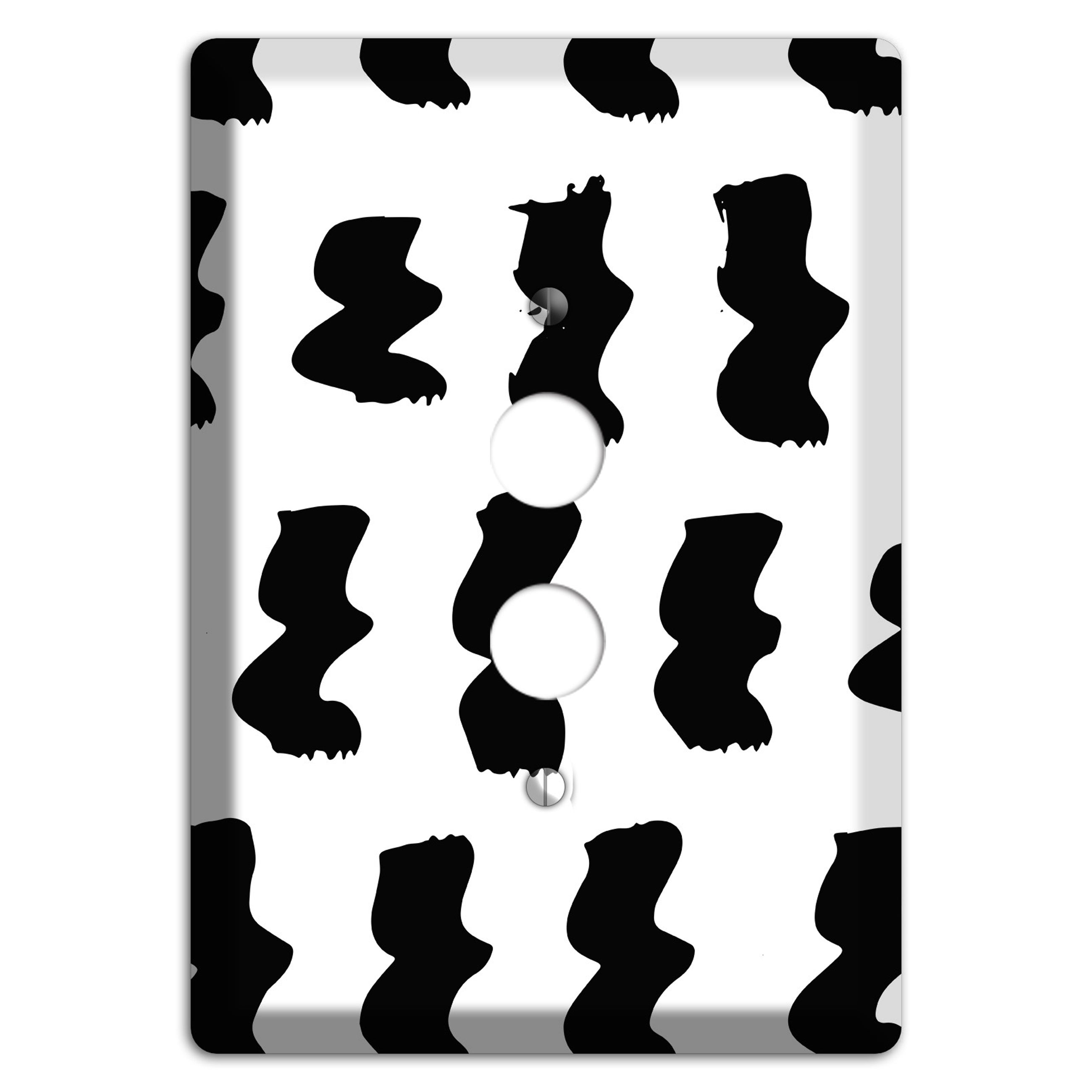 Ink Brushstrokes 5 1 Pushbutton Wallplate