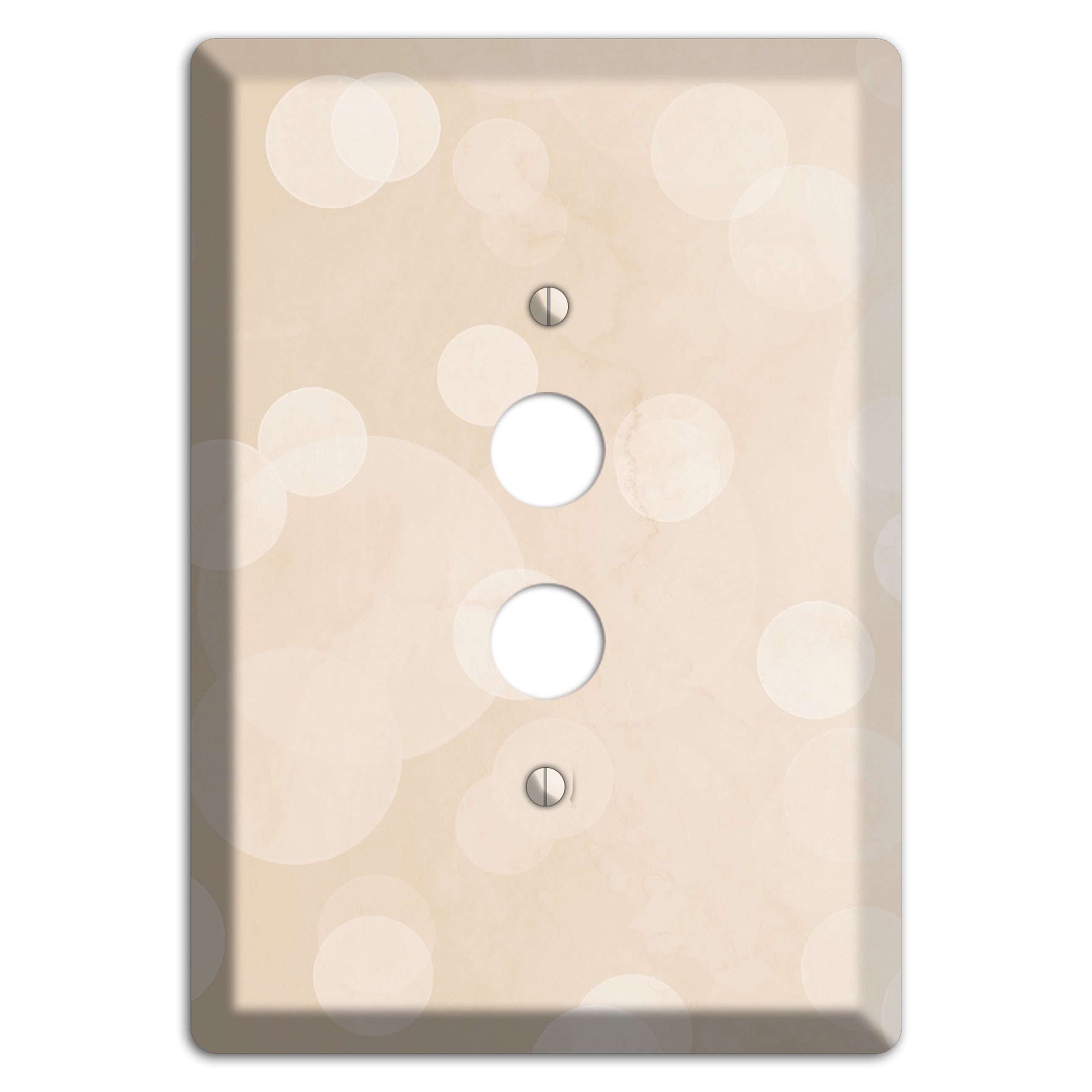 Parchment Neutral Texture 1 Pushbutton Wallplate