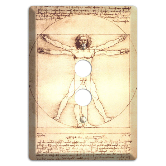 Da Vinci - Vitruvian 1 Pushbutton Wallplate