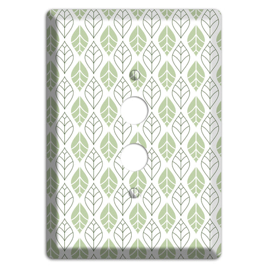 Leaves Style W 1 Pushbutton Wallplate