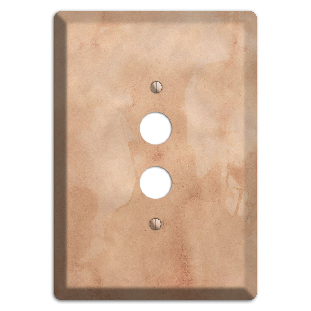Aged Paper 1 1 Pushbutton Wallplate