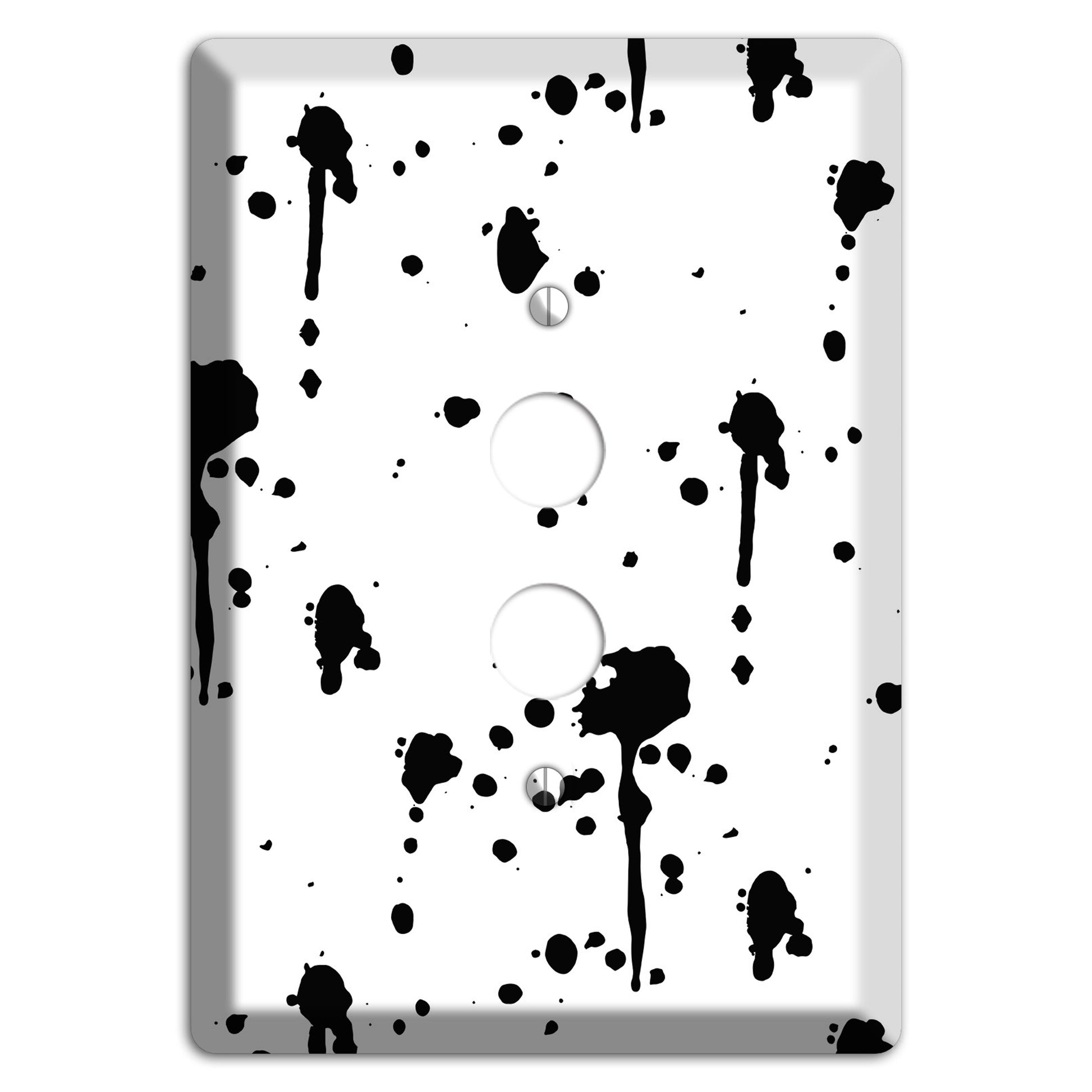 Ink Drips 1 1 Pushbutton Wallplate