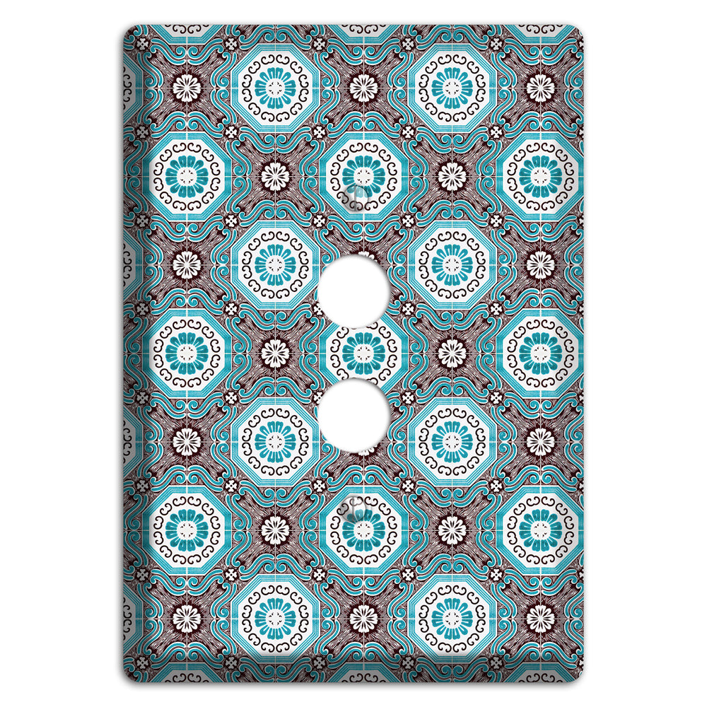 Tavira Tiles 2 1 Pushbutton Wallplate