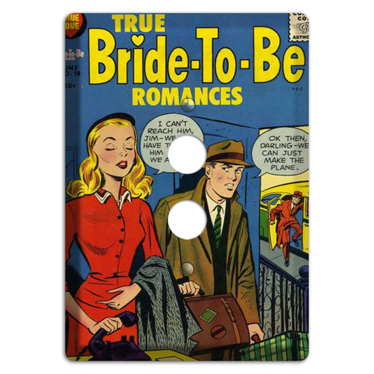 Bride-to-be Vintage Comics 1 Pushbutton Wallplate