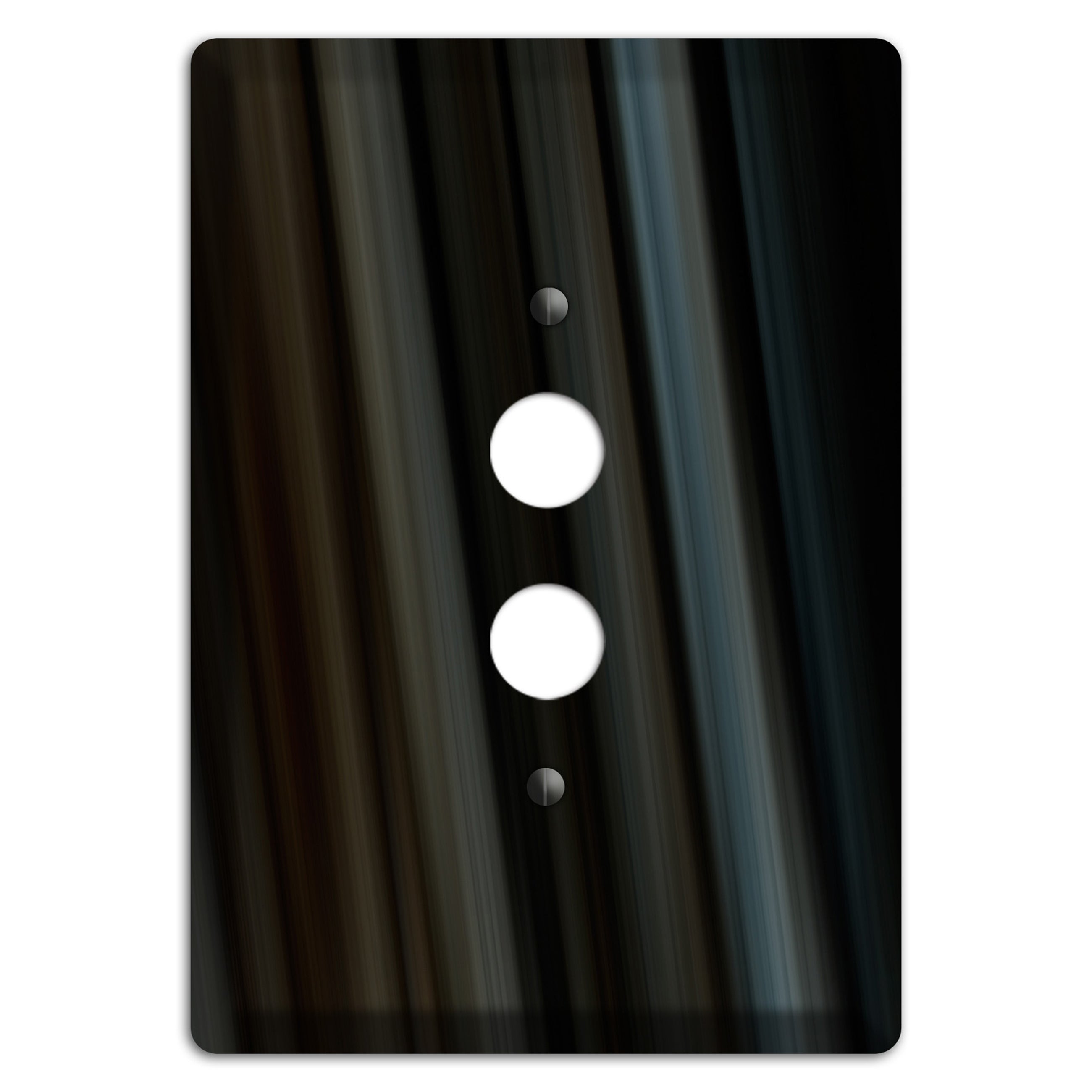 Black Ray of Light 1 Pushbutton Wallplate