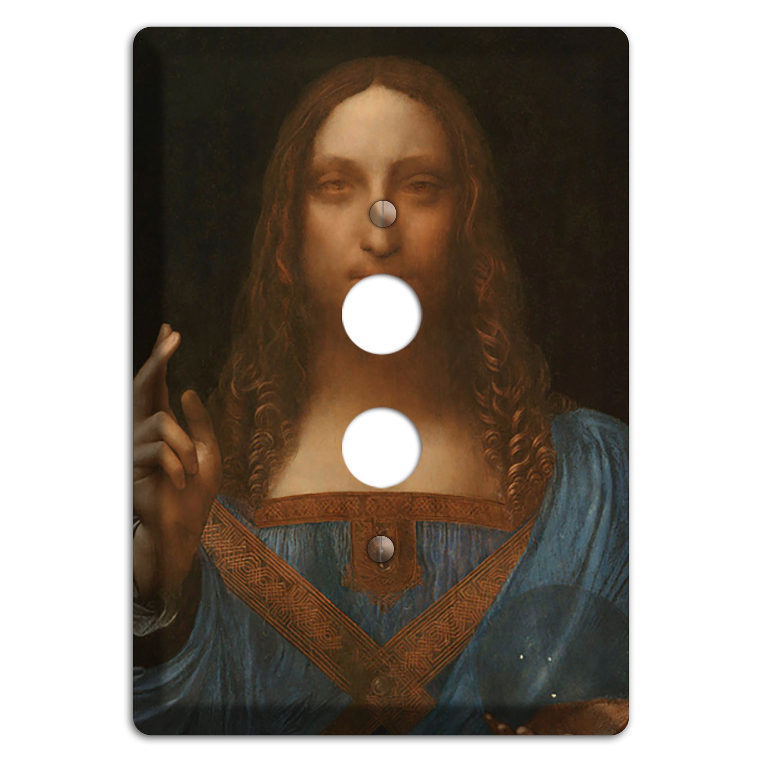 Da Vinci - Salvatore Mundi 1 Pushbutton Wallplate