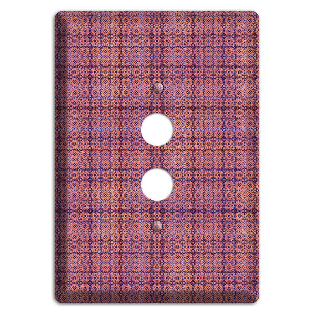 Multi Cranberry Arabesque 1 Pushbutton Wallplate