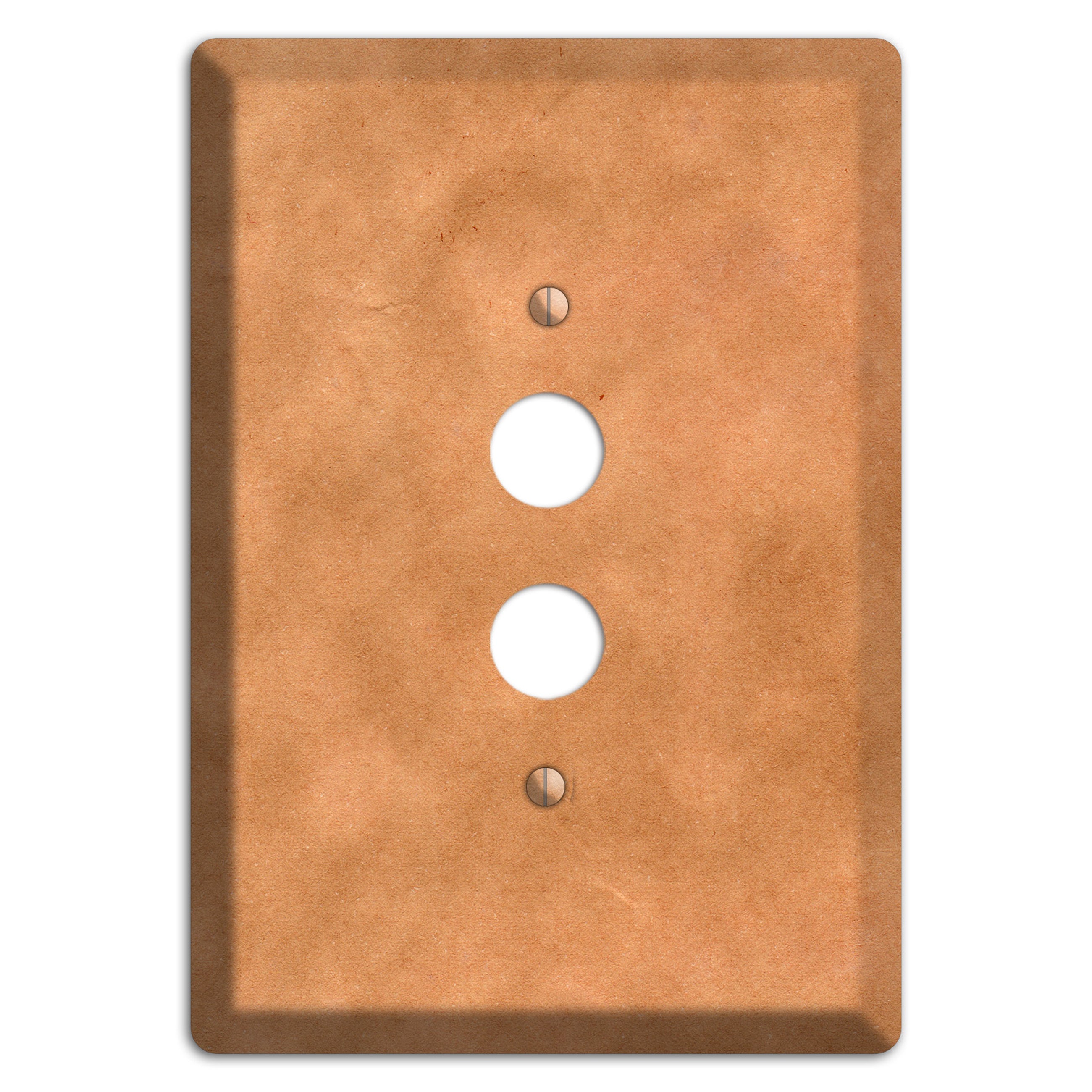 Aged Paper 8 1 Pushbutton Wallplate