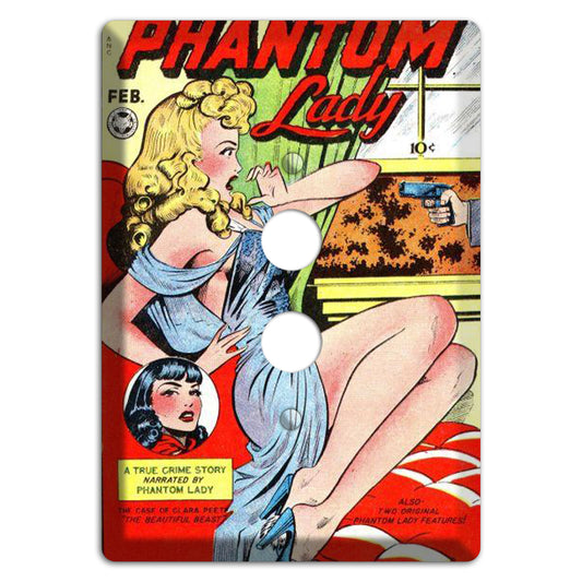 Phantom Lady Vintage Comics 1 Pushbutton Wallplate