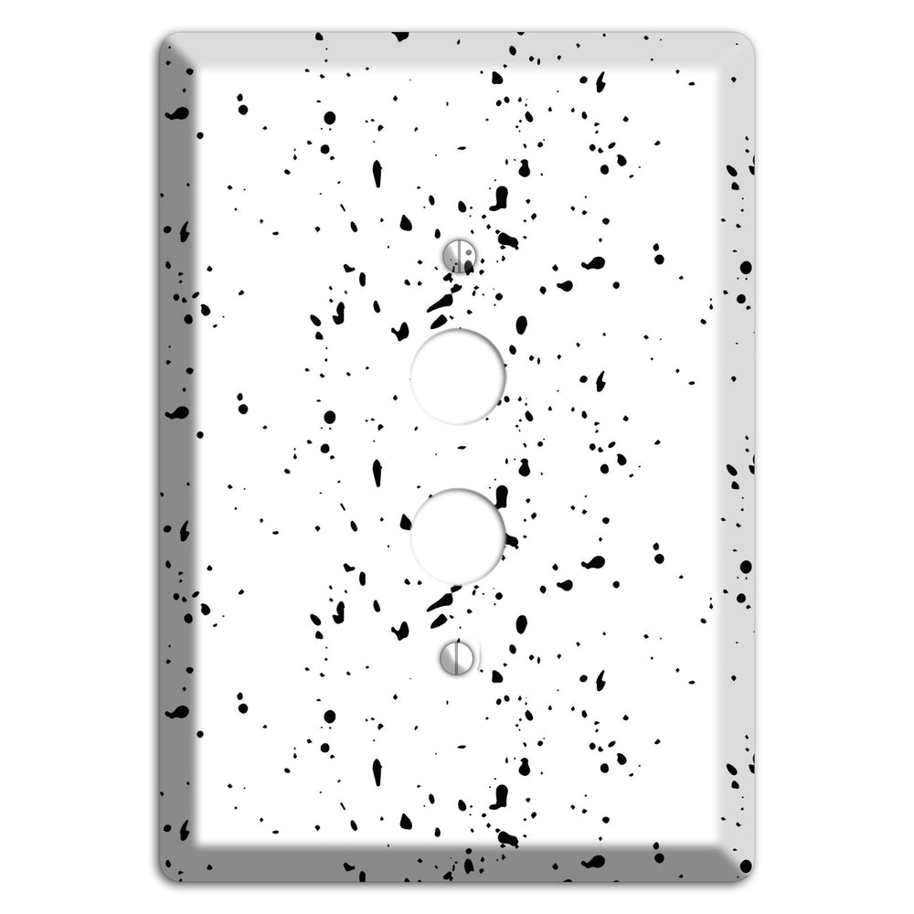 Ink Drops 2 1 Pushbutton Wallplate