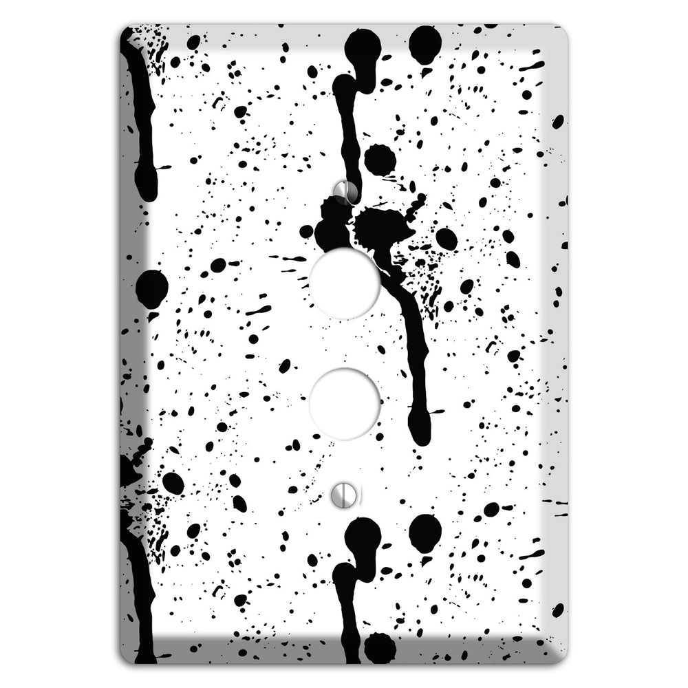 Ink Drips 6 1 Pushbutton Wallplate