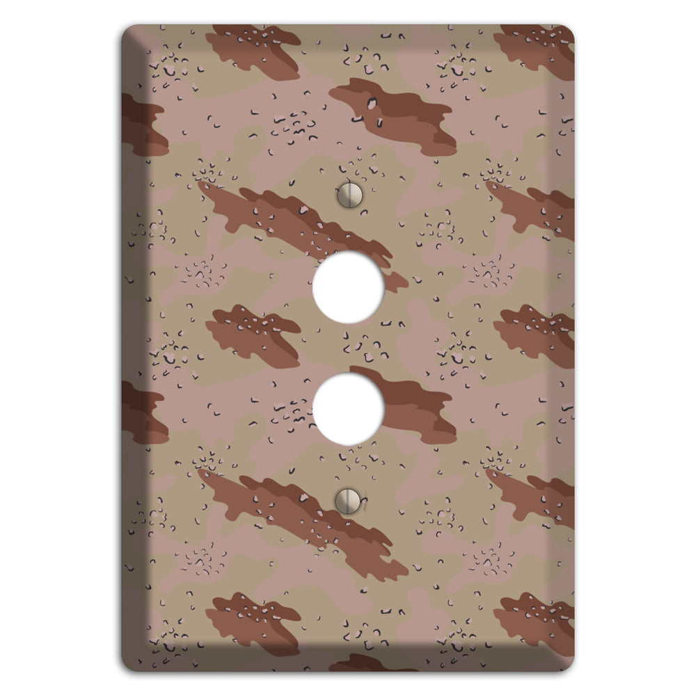 Chocolate Chip Camo 1 Pushbutton Wallplate