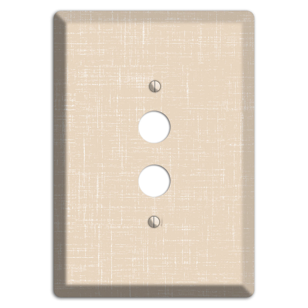 Double Spanish White Neutral Texture 1 Pushbutton Wallplate