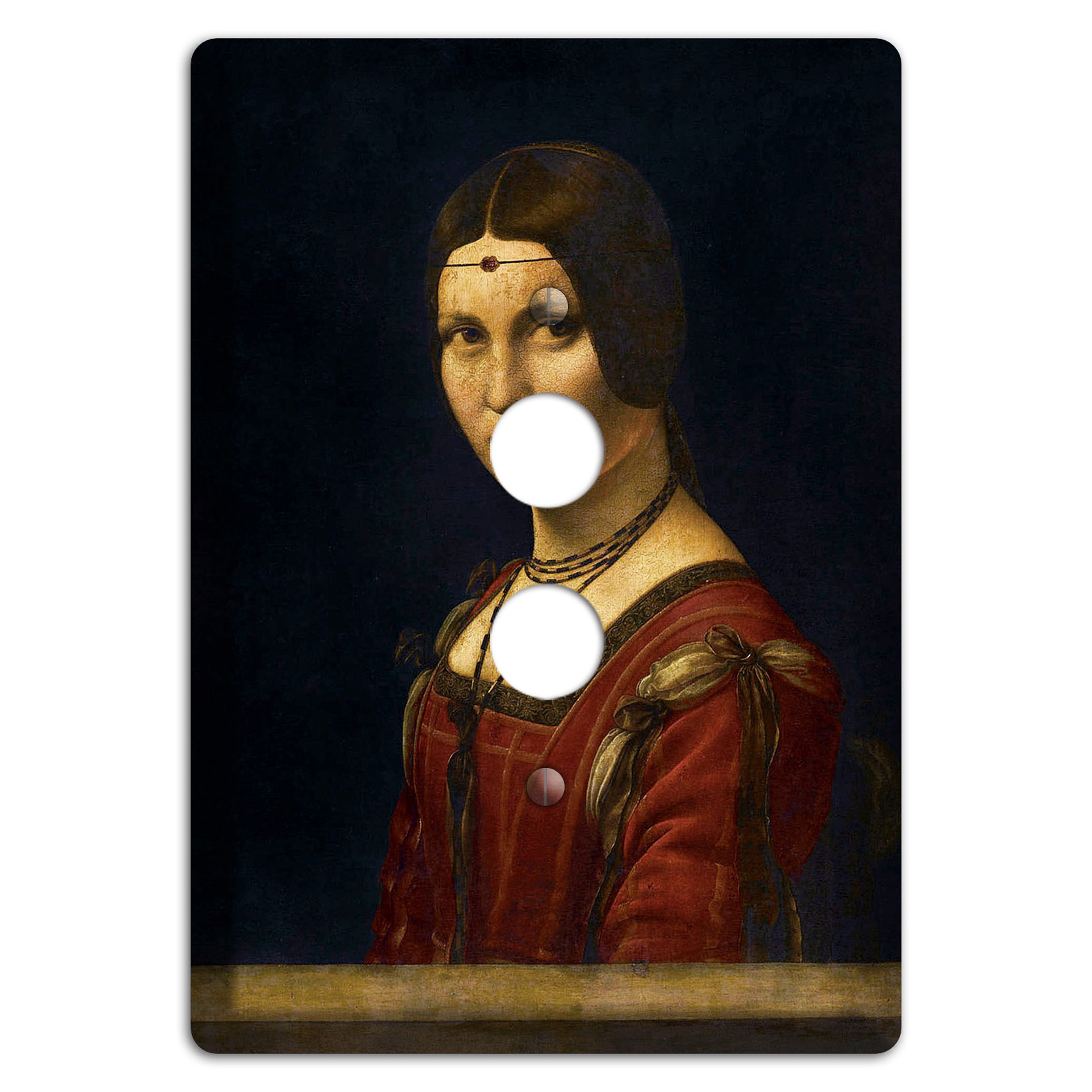 Da Vinci - La Belle Ferronierre 1 Pushbutton Wallplate