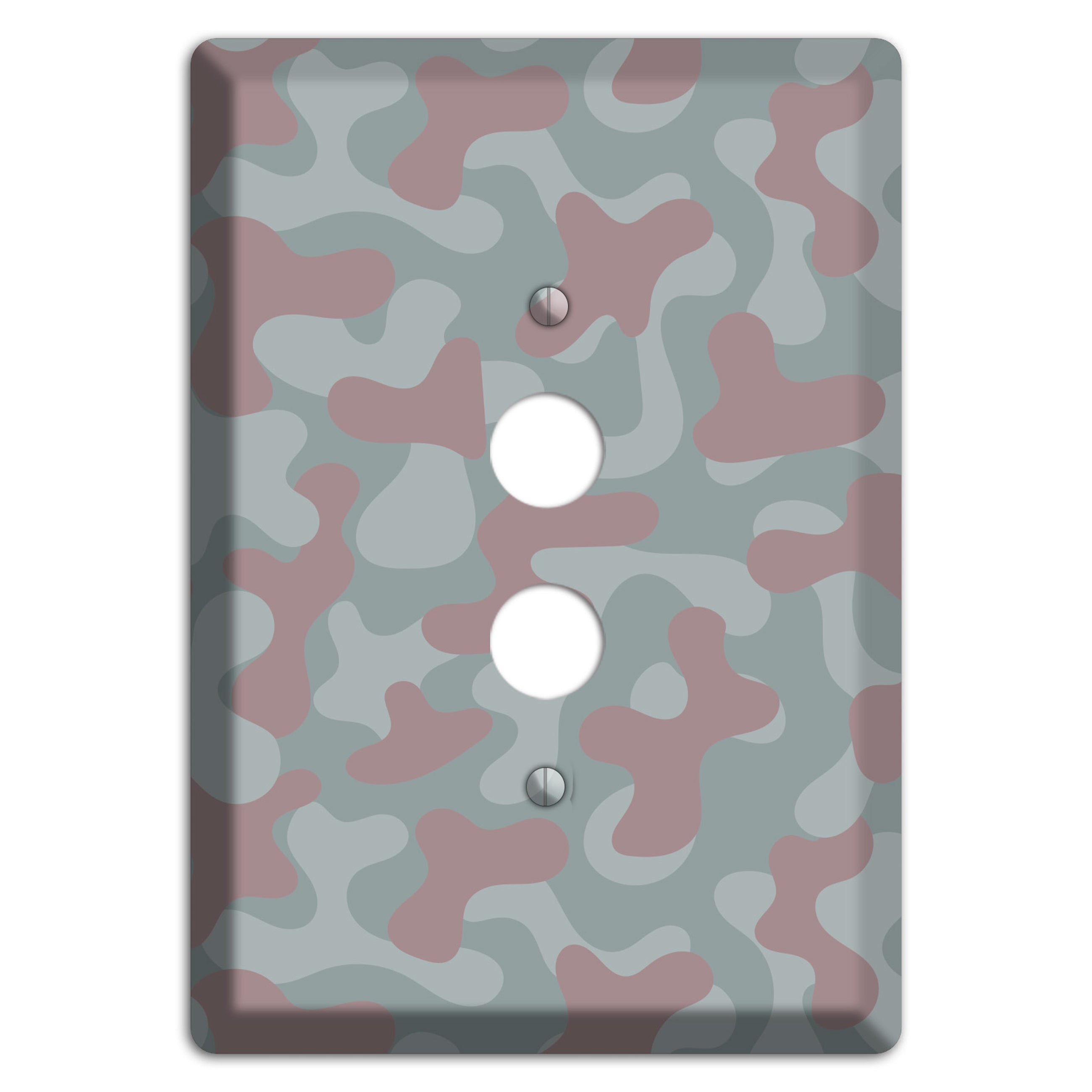 Afghanistan Blotch 1 Camo 1 Pushbutton Wallplate