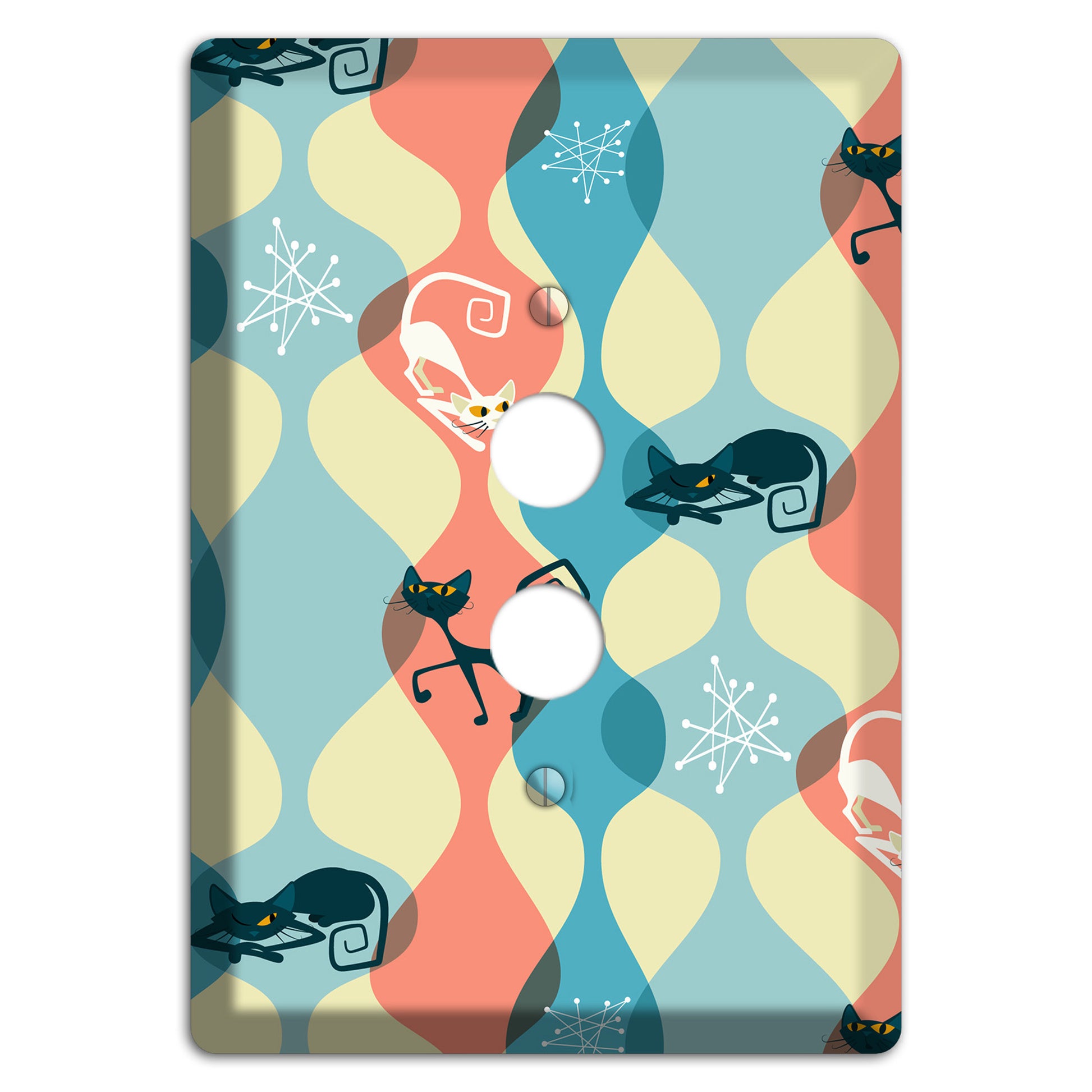 Atomic Kitty 1 Pushbutton Wallplate