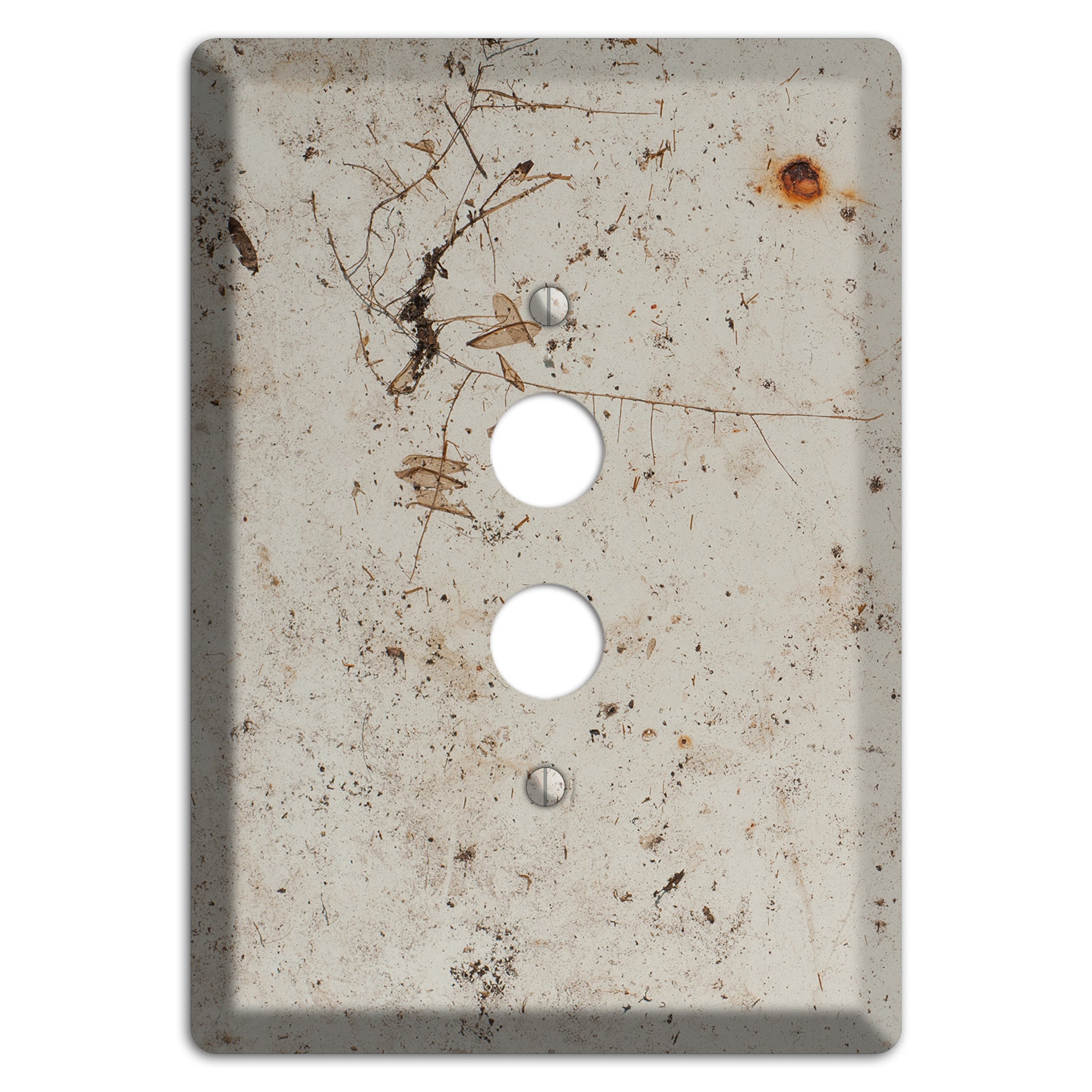 Spotted Concrete 1 Pushbutton Wallplate