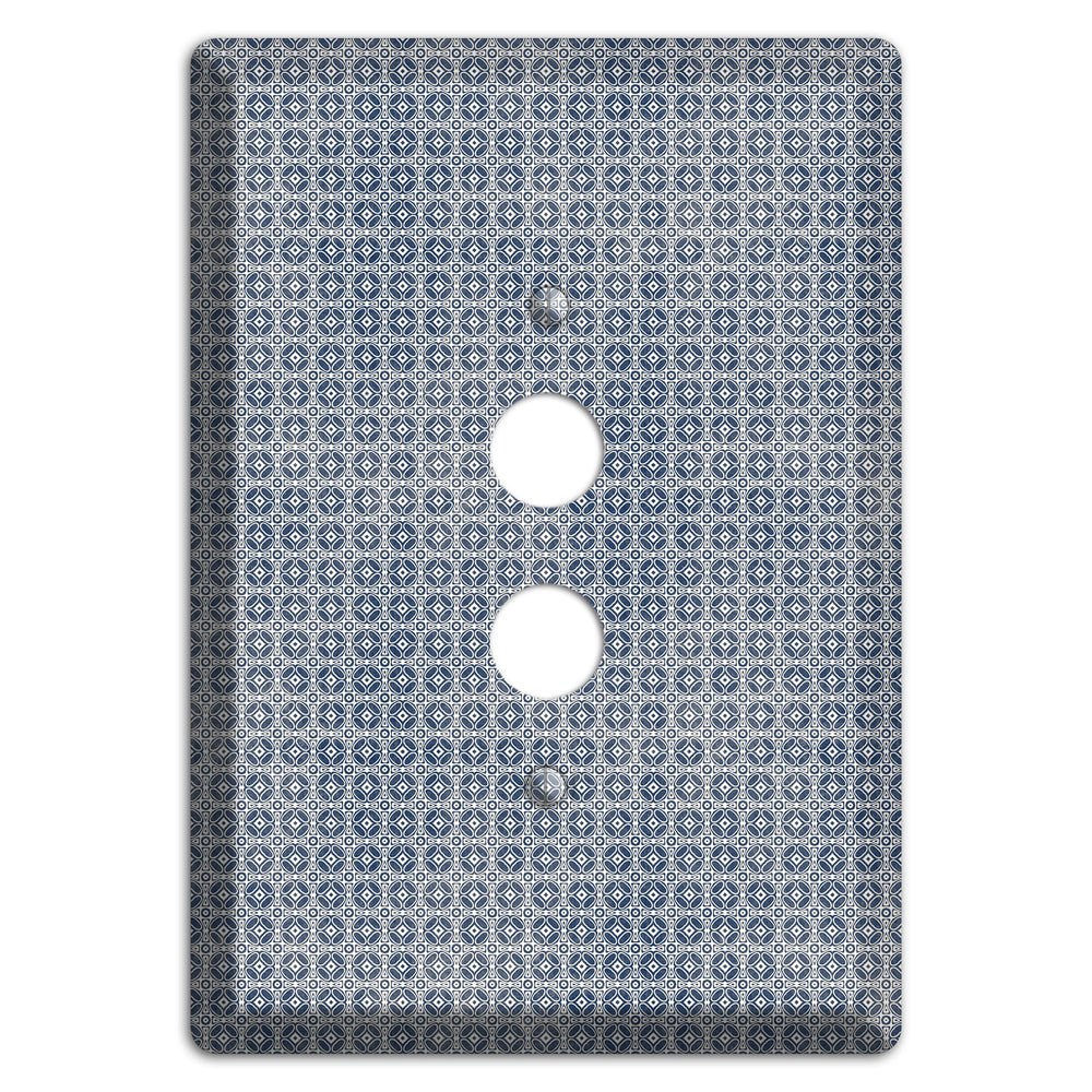 Multi Grey Arabesque 1 Pushbutton Wallplate