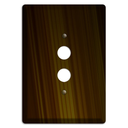 Brown Ray of Light 1 Pushbutton Wallplate