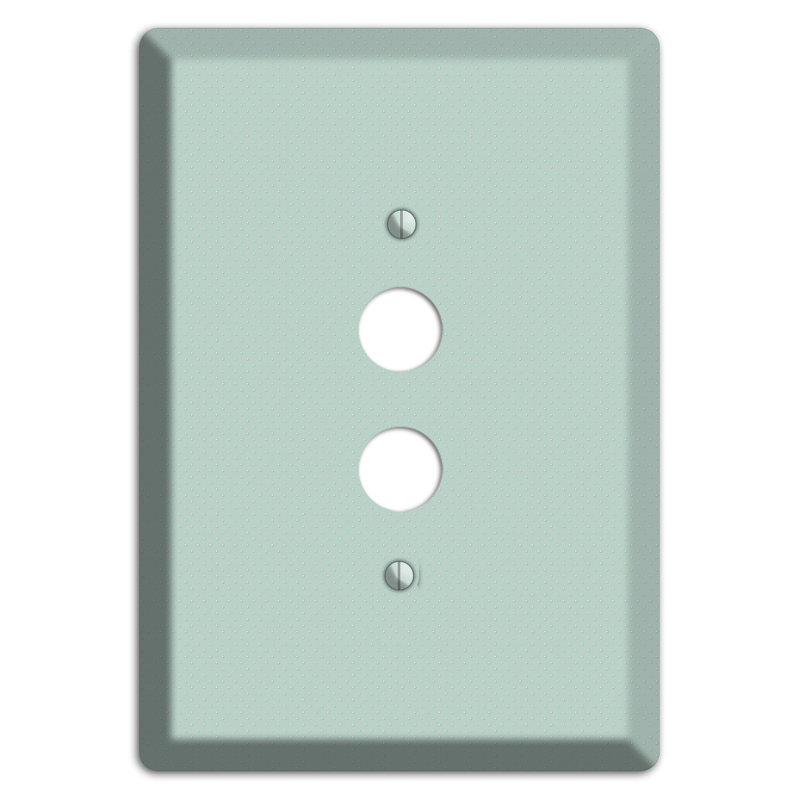 Sage with Tiny Dots 1 Pushbutton Wallplate