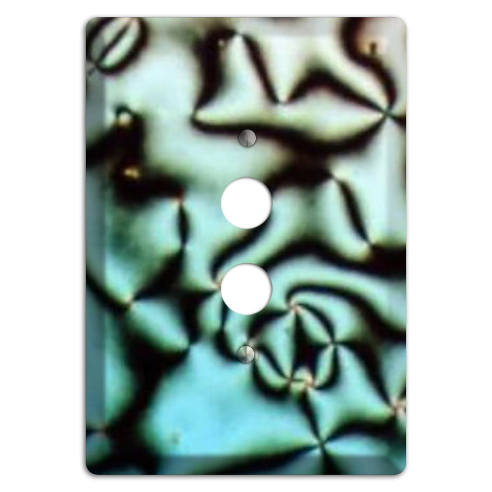 Nematische Phase Schlierentextur 1 Pushbutton Wallplate
