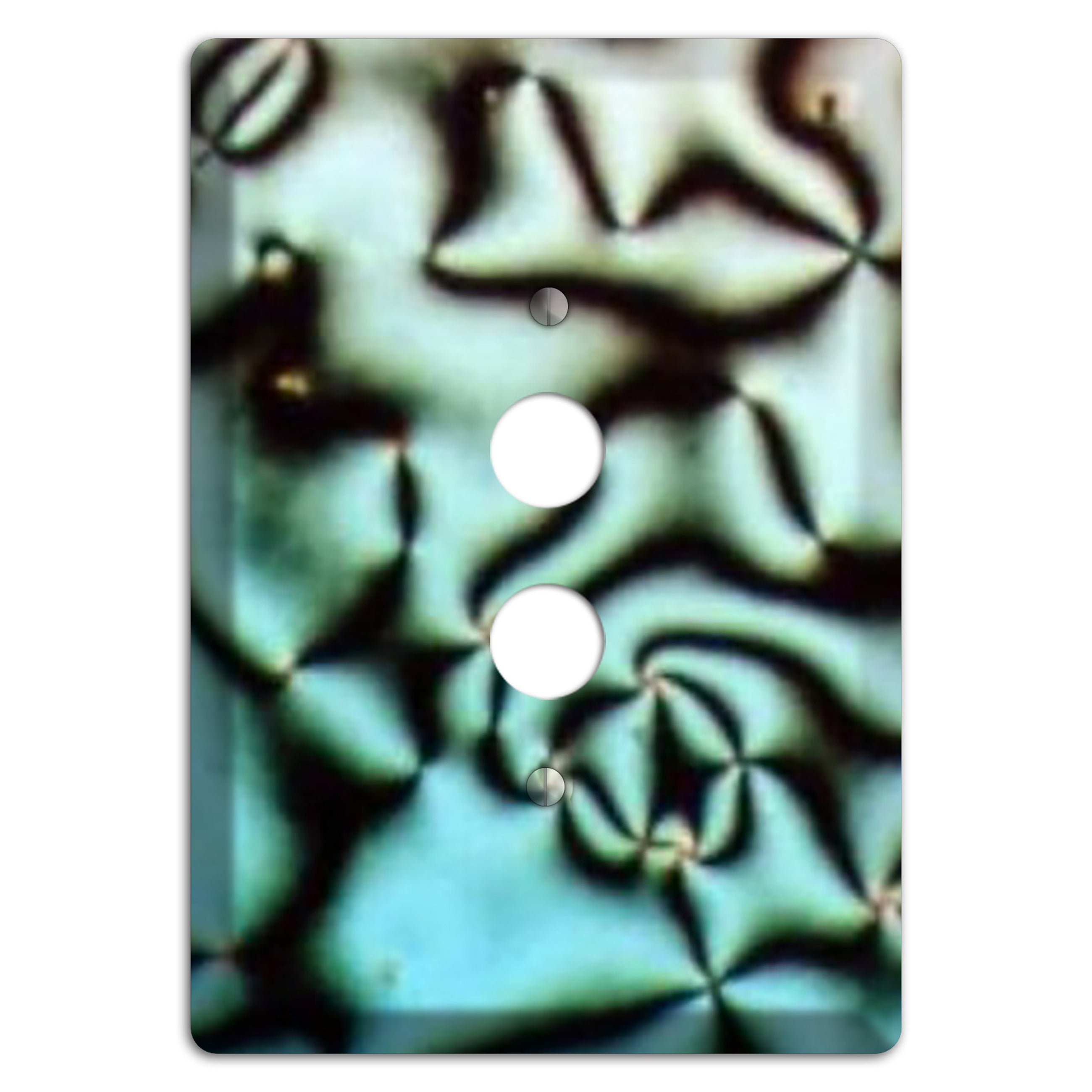 Nematische Phase Schlierentextur 1 Pushbutton Wallplate