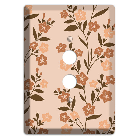 Spring Floral 2 1 Pushbutton Wallplate