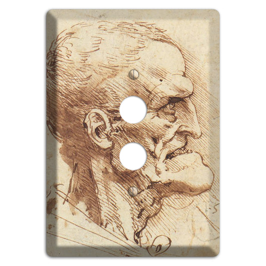 Da Vinci - Grotesque Profile 1 Pushbutton Wallplate