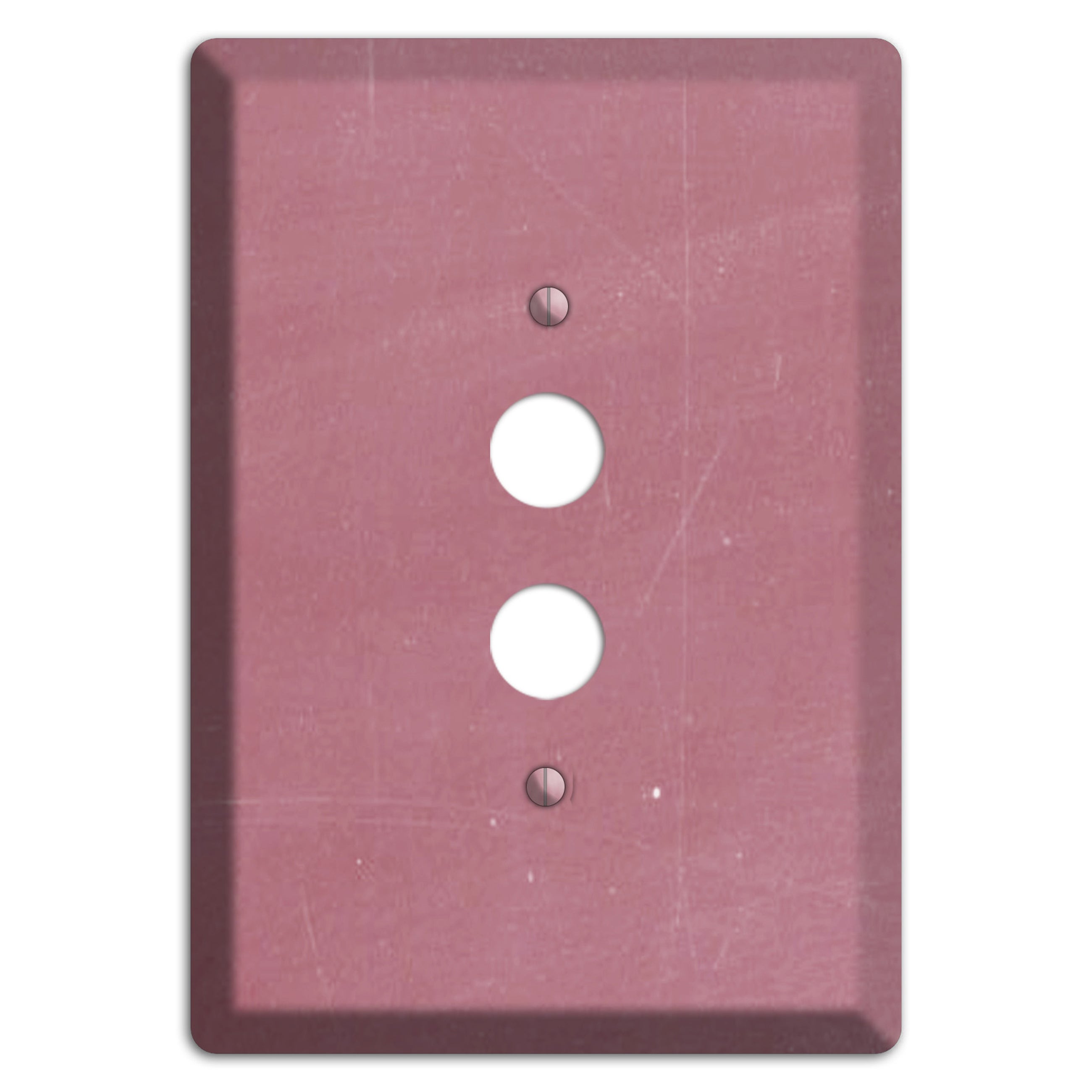 Chalk Pink 1 Pushbutton Wallplate