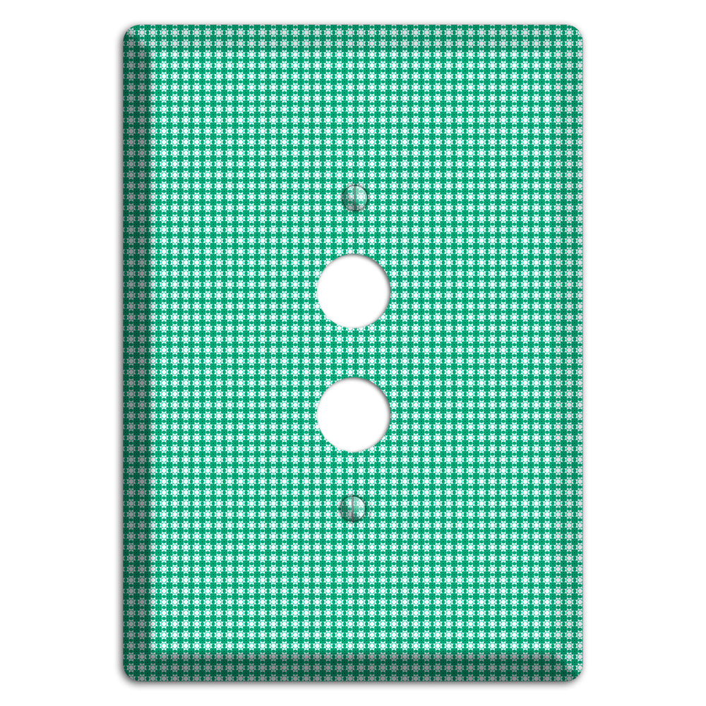 Jade Multi Tiled Geometric 1 Pushbutton Wallplate