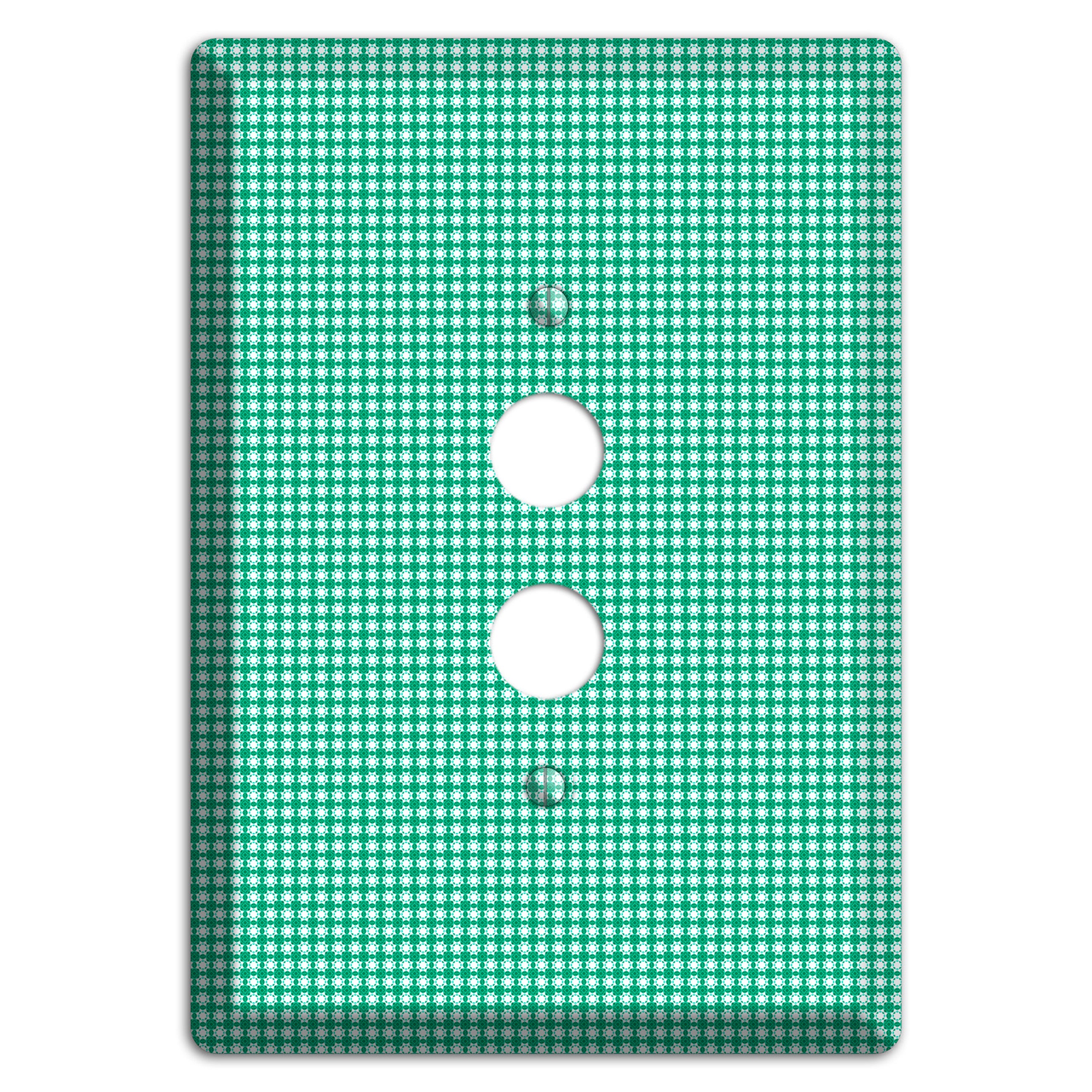Jade Multi Tiled Geometric 1 Pushbutton Wallplate