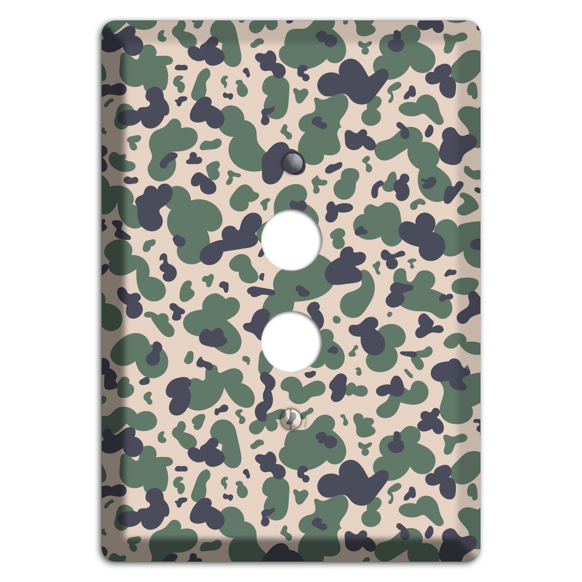 Afghanistan Blotch 2 Camo 1 Pushbutton Wallplate