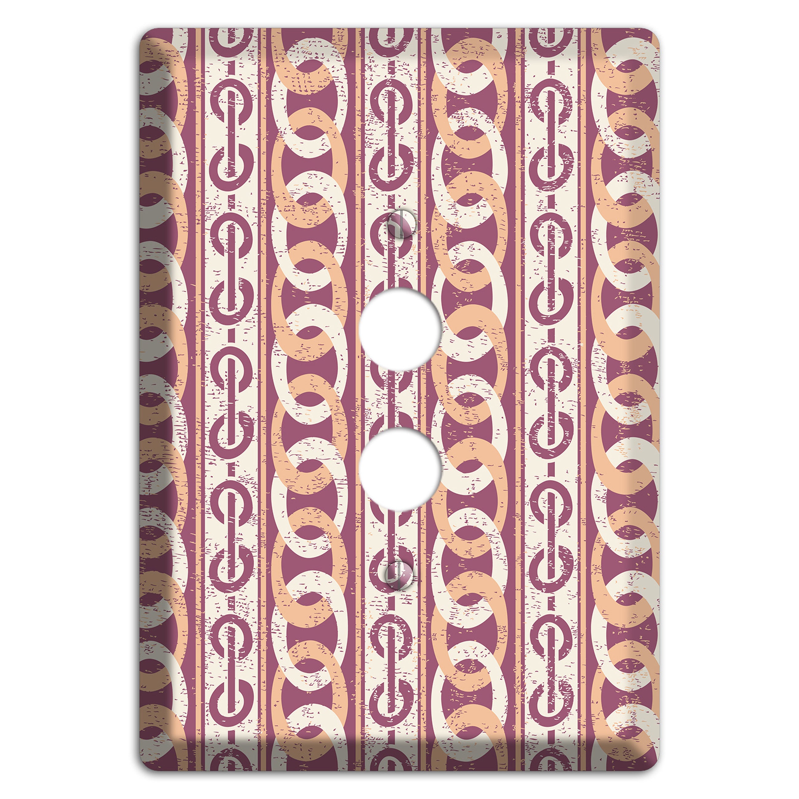 Peach Ice Cream 1 Pushbutton Wallplate