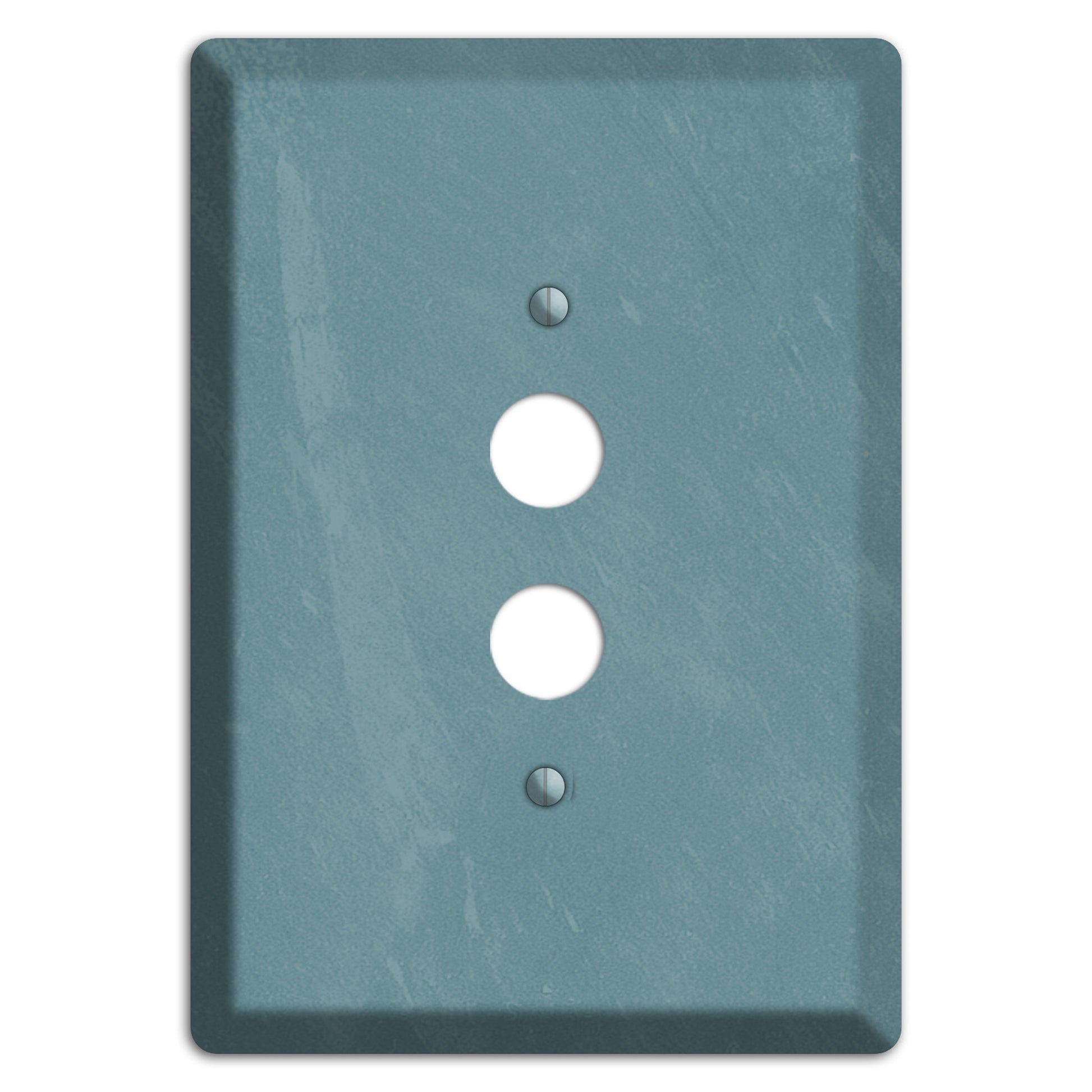 Chalk Teal 1 Pushbutton Wallplate