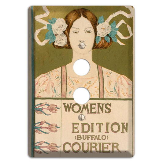 Women's Edition Courier 1 Pushbutton Wallplate