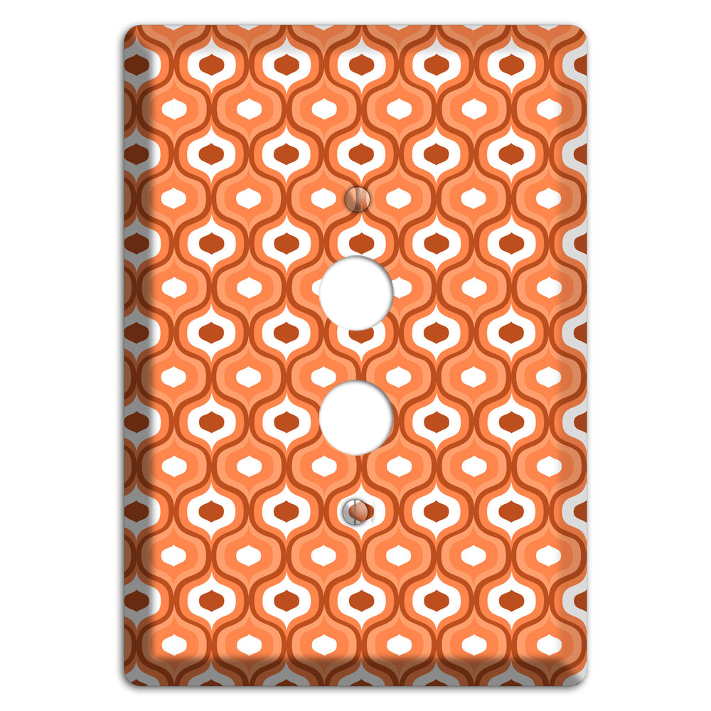 Coral Double Scallop 1 Pushbutton Wallplate