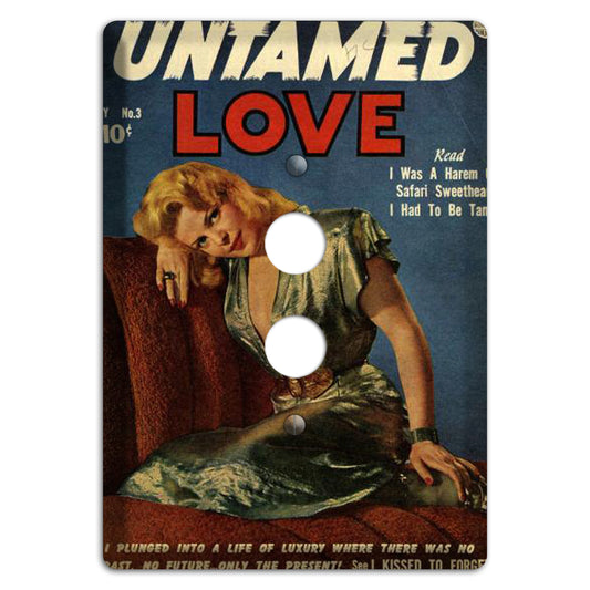 Untamed Love Vintage Comics 1 Pushbutton Wallplate