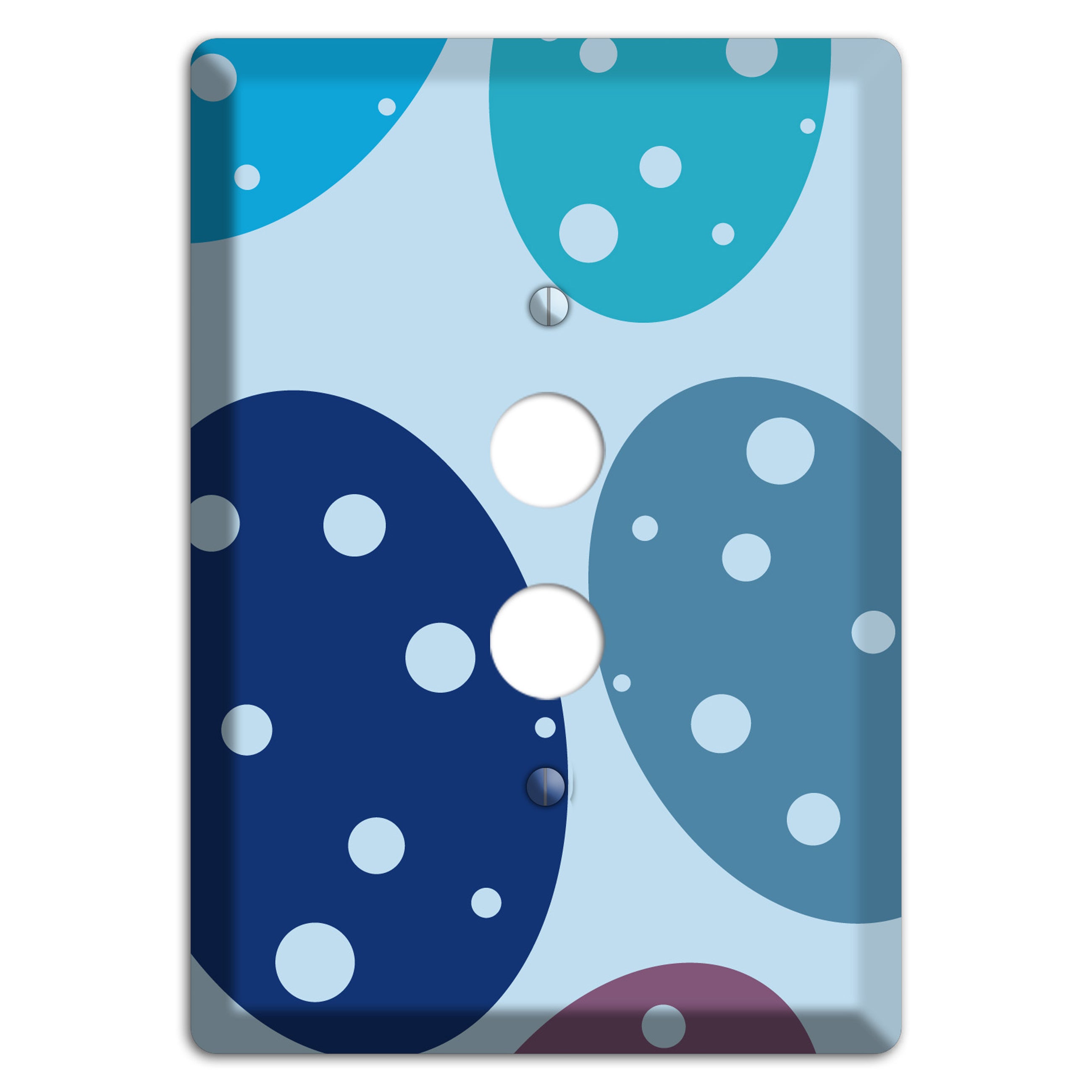Blue Eggs 1 Pushbutton Wallplate