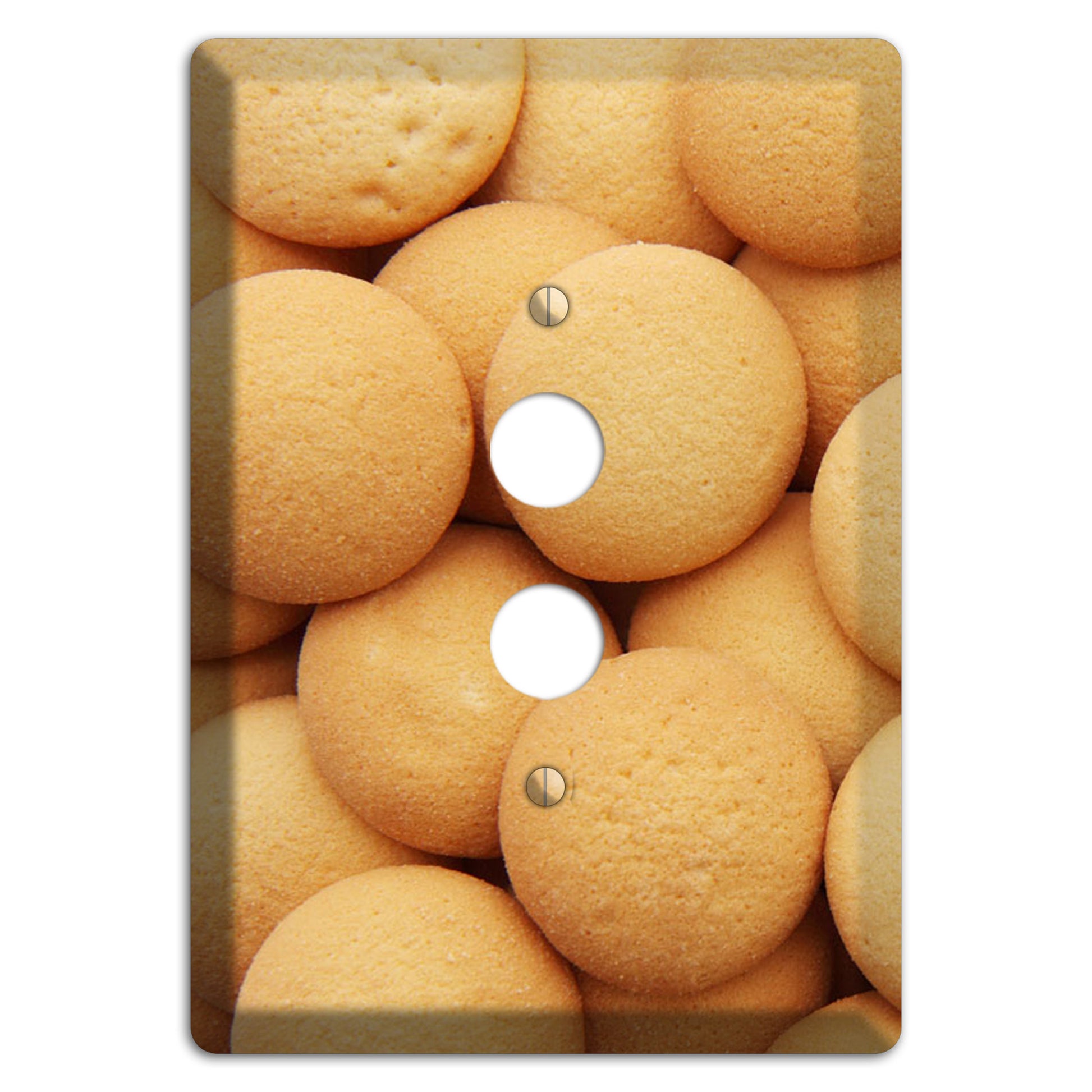 Wafers 1 Pushbutton Wallplate