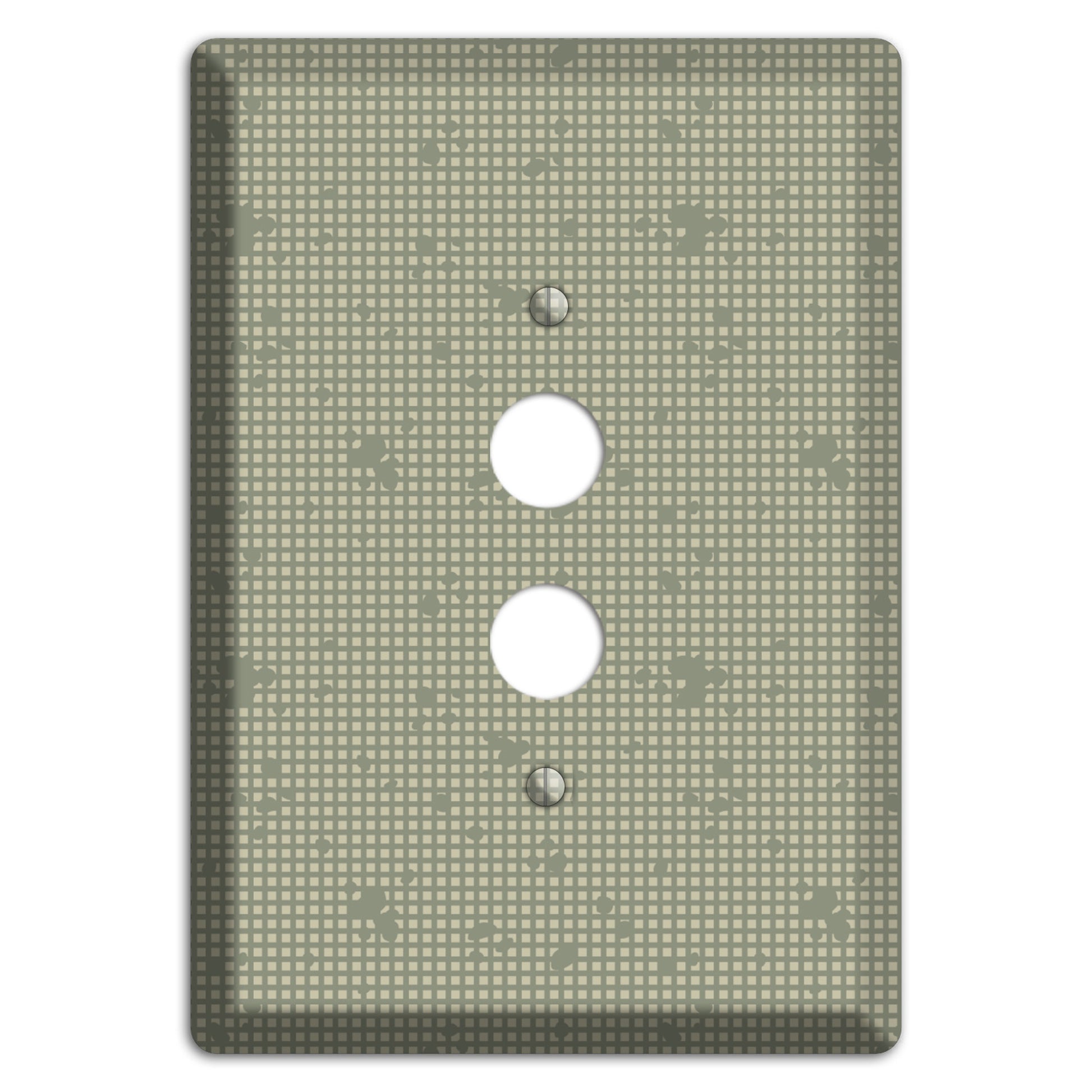 Night Desert Camo 1 Pushbutton Wallplate