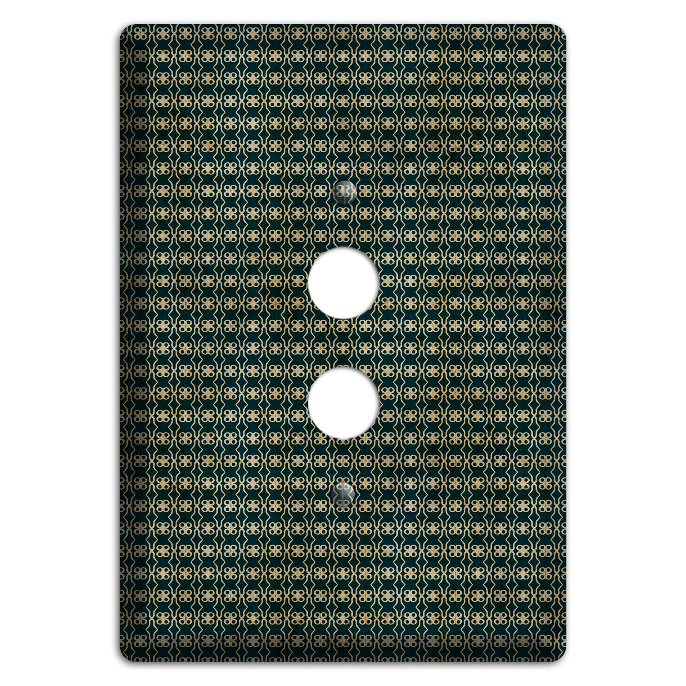 Dark Green Grunge Tiny Tiled Tapestry 2 1 Pushbutton Wallplate