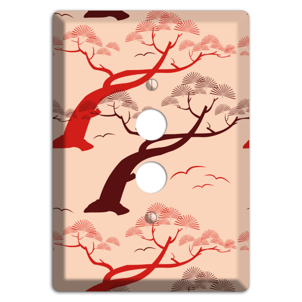 Asian Trees 1 Pushbutton Wallplate