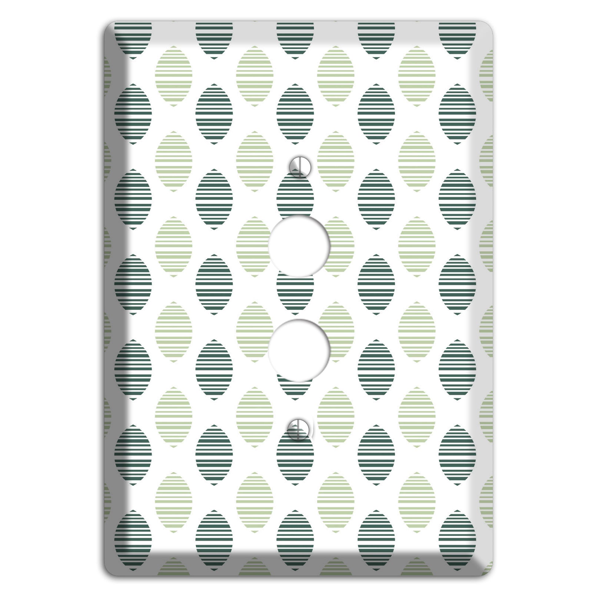 Leaves Style A 1 Pushbutton Wallplate