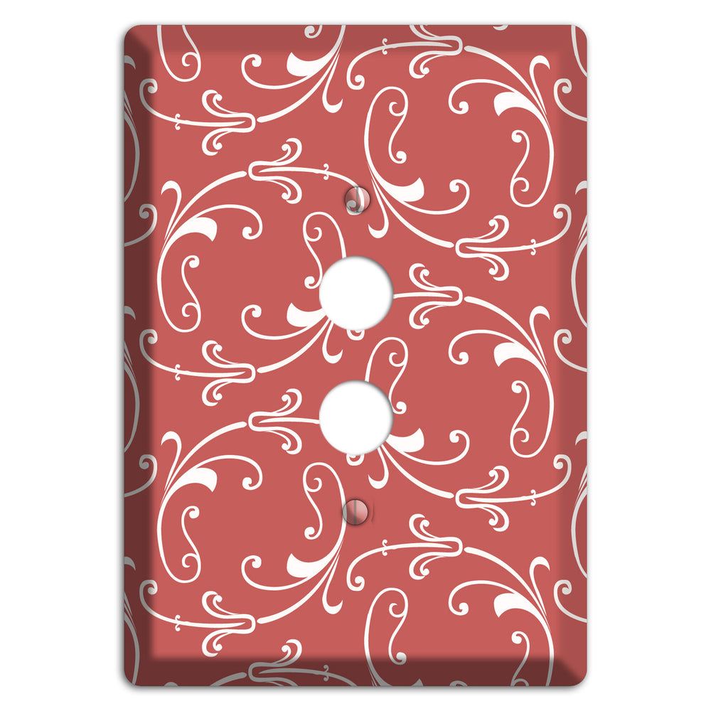Brick Victorian Sprig 1 Pushbutton Wallplate