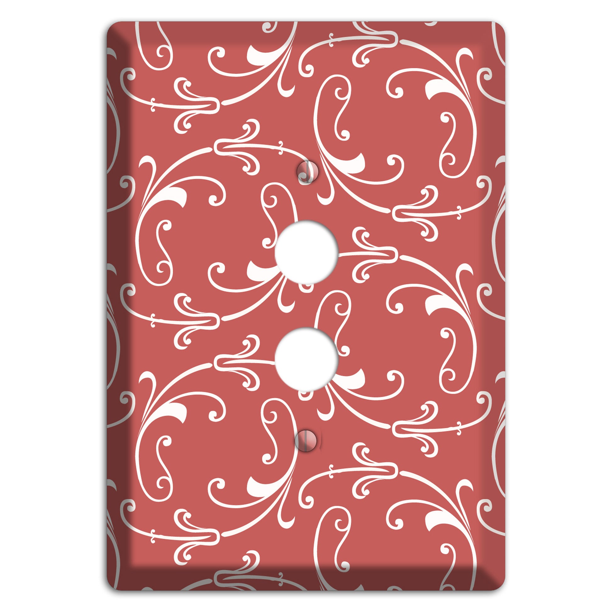 Brick Victorian Sprig 1 Pushbutton Wallplate