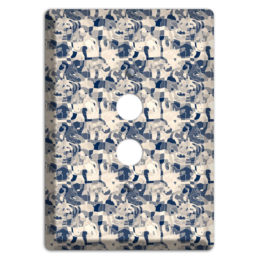 Multi Olive Bubble Dots 1 Pushbutton Wallplate