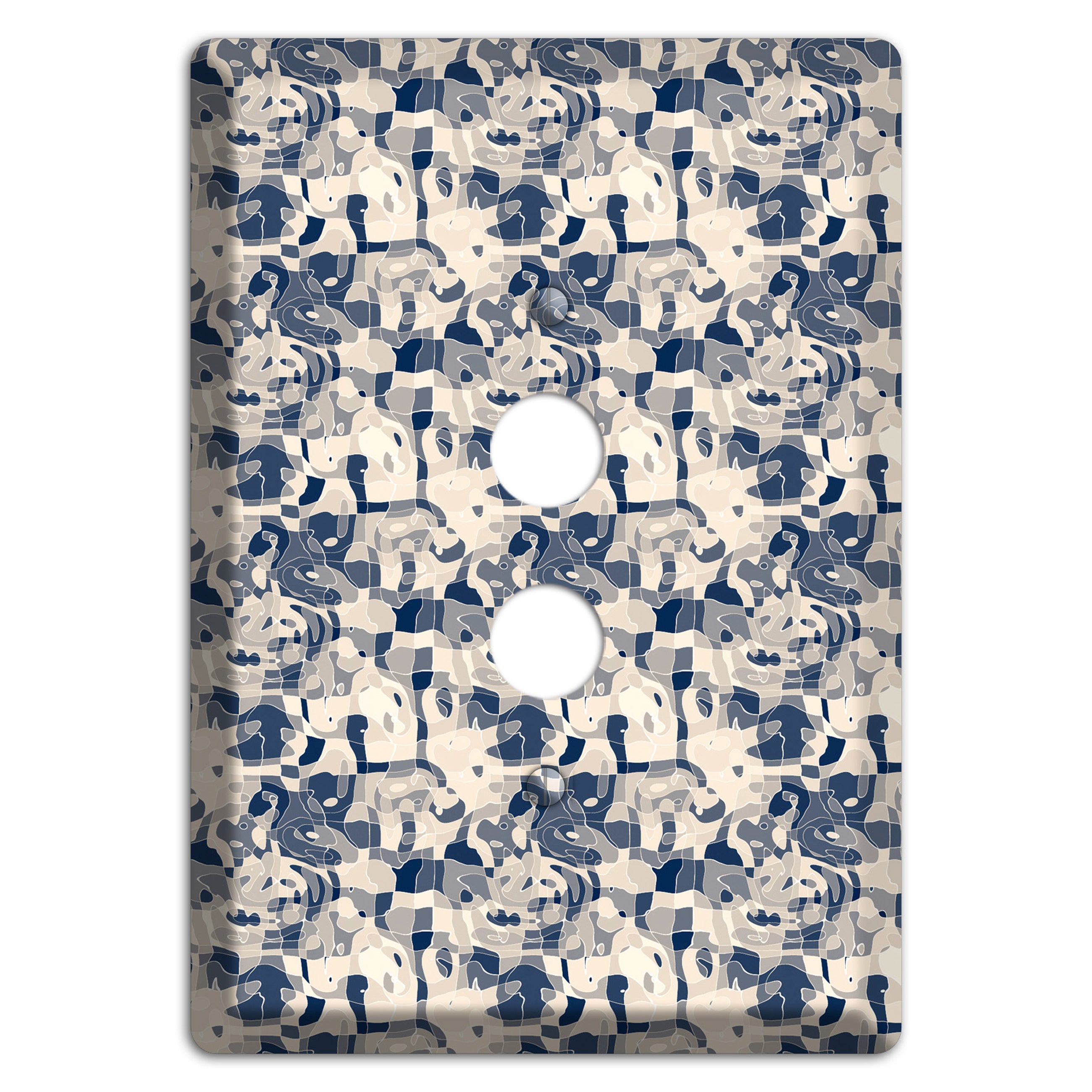 Multi Olive Bubble Dots 1 Pushbutton Wallplate